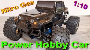 Monster Power Hobby Car Радиоуправляемый Nitro Gas