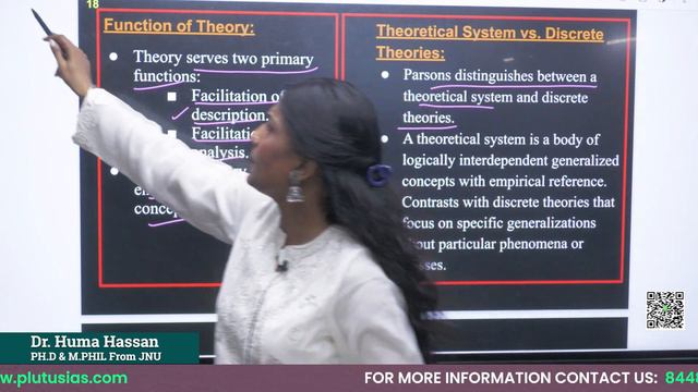 Talcott Persons Theory | Sociology Optional UPSC IAS | Dr. Huma Hassan | Sociology Club