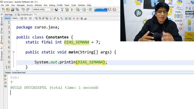? ¿Qué es una CONSTANTE en Java? ? Ejemplos en NetBeans ✅ Java desde cero смотреть онлайн