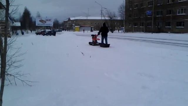 Мотоблок Патриот, двигатель дизельный на 7 л.с