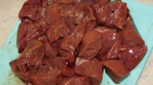 Свинина с печенью в сливках