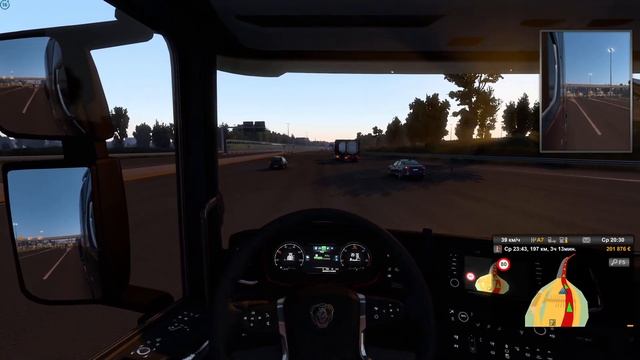 Euro Truck Simulator 2. Вечерняя доставка. ( ͡ʘ ͜ʖ ͡ʘ). #640 смотреть онлайн