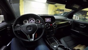 Mercedes Benz glk 300 установка камеры заднего вида на штатное головное устройство