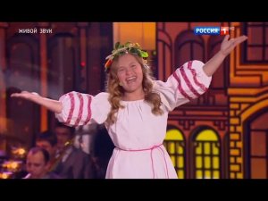Валерия Сергиенко и Вероника Мартыненко - Народная песня «Пойду ль, выйду ль я» // Синяя птица 2016