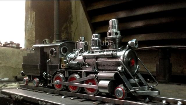 Паровоз из гаек и болтов. смотреть онлайн