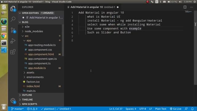 Angular 10 Hindi tutorial #19 Add Material UI смотреть онлайн