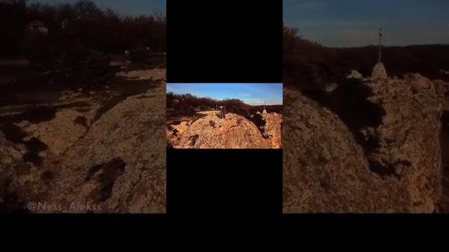 Крым.Пещерный монастырь Челтер-Мармара.Квадротуры.