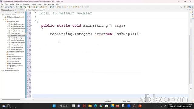 Java Programming Session 31: Map Interface with HashMap Class