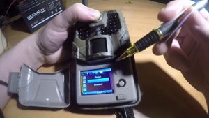 Настройки через меню фото-ловушки Suntek HC-900M и их аналоги.