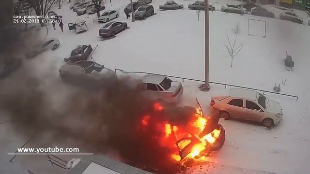 Зимой автомобили горят чаще смотреть онлайн