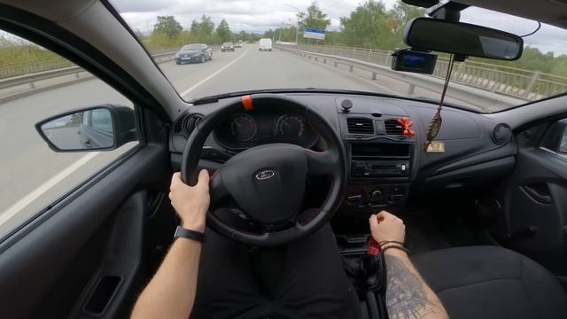 2019 LADA Granta 1.6 MT - POV TEST DRIVE смотреть онлайн
