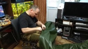 Ремонт лодки ПВХ, ремонт шва борта