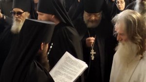 Постриг в монахи протоиерея Сергия Королева.Село Могочино. 26 марта 2023 года. Ныне иеромонах Иоанн