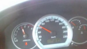 Разгон Лачетти АКПП до 100км/ч за 10.5 сек