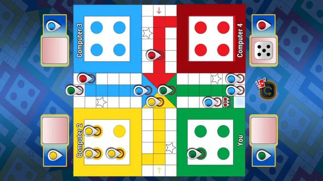 Ludo game in 4 players | Ludo King 4 players | Ludo gameplay #1417