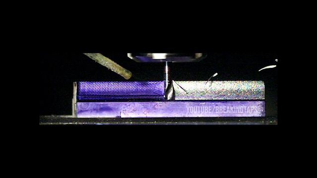 Single Flute end mill at 15,000 FPS смотреть онлайн