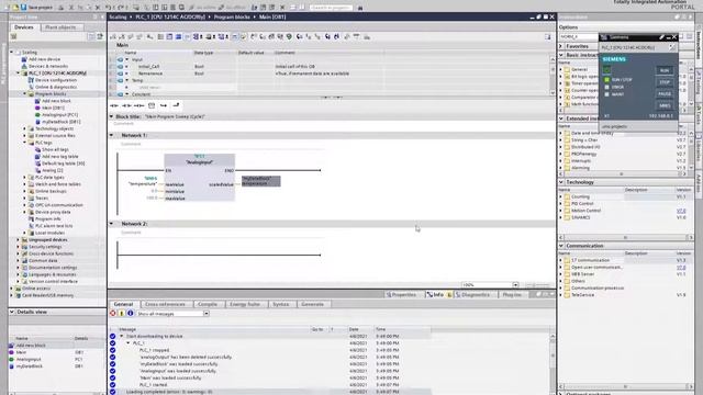 Processing and scaling analog input and output signals in TIA Portal | S7-1200 | S7-1500 смотреть онлайн