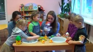 Игры с водичкой в первой младшей группе ДОУ №44 г.Барановичи