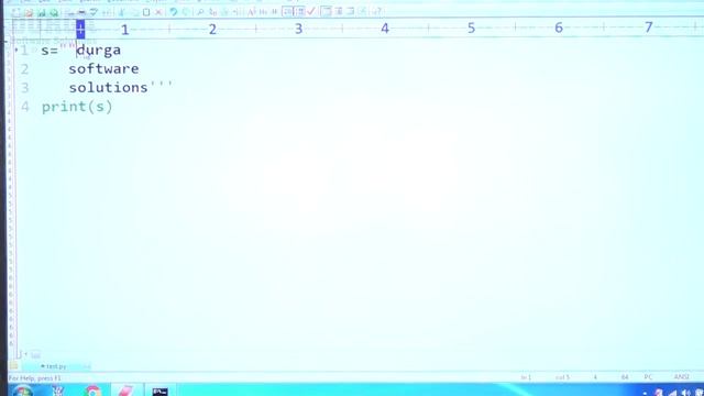 Python Tutorial ||  Str Data Type || representations by using single,double and triple quotes