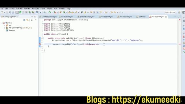 Java 8 Stream || File operations || Example (part 3) - 18 смотреть онлайн