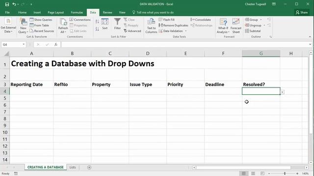 Excel Data Drop Down List from Another Sheet смотреть онлайн