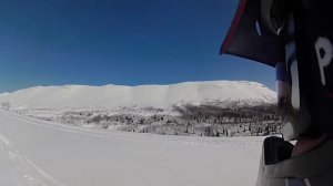 поездка в Кировск , снегоходы