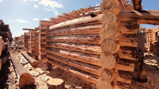 Сруб двухэтажного дома 10х10 метров с террасой. Видеообзор, планировка, стоимость. смотреть онлайн