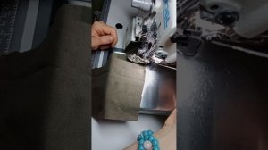 Как поставить закрепку на оверлоке в начале строчки.