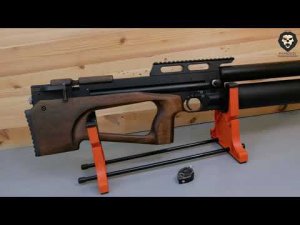 Пневматическая винтовка Стрелка Стандарт (450 мм, 5.5 мм, Орех) видео обзор 4k