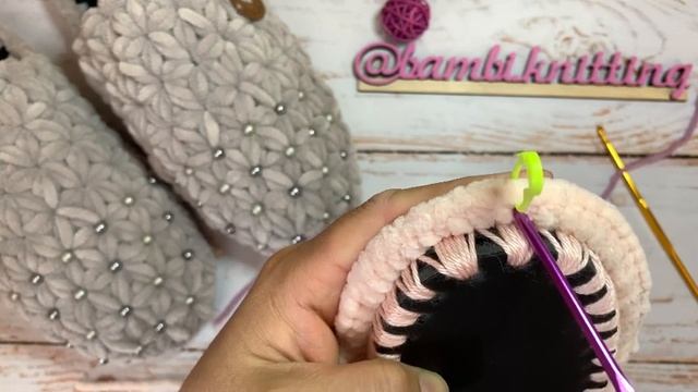 ❤️?Домашние тапочки. 1-ші БӨЛІМ/КРЮЧОКПЕН ЖҰЛДЫЗША УЗОРЫ. Үйге киюге арналған тапочка