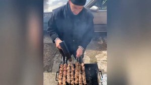 Раздуваем угли феном )