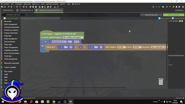 Advanced tutorial - how to make a custom tree in - mcreator 2023.1 смотреть онлайн