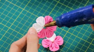 Как сделать Шпильку "Канзаши". Канзаши для начинающих.Урок № 29.