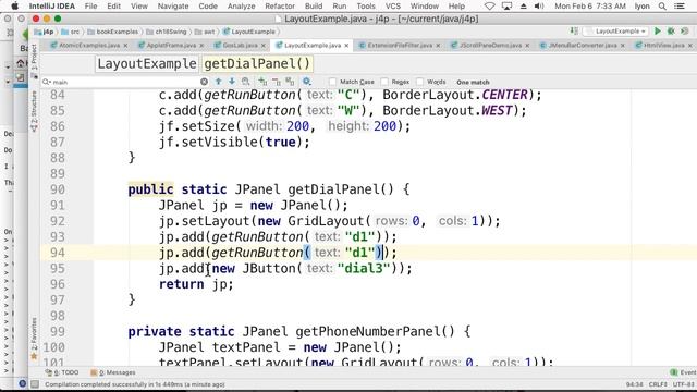 Java RunComponents смотреть онлайн