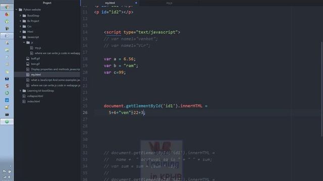 What Is String Data Type In JavaScript Videos In Telugu 09 I JavaScript Tutorials I Data Types