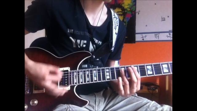 How to play Get Lucky by Daft Punk - Guitar lesson with tabs and backing track ( tutorial) смотреть онлайн