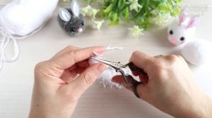 ??Маленький Зайчик из пряжи - ЛЕГКО! ? Pom Pom Bunny Making