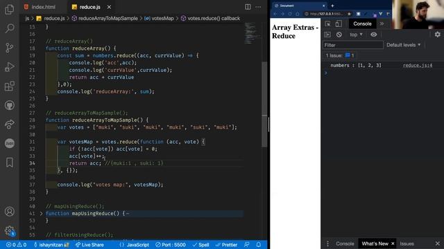 array.reduce  js