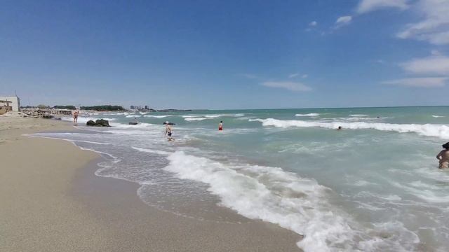 Прогулка на пляж Jupiter день второй, Констанца, Румыния. смотреть онлайн