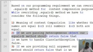 equals method in java #java #basic #interview