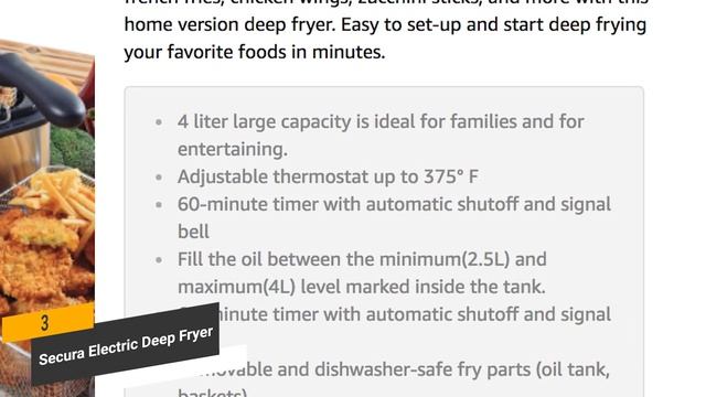 5 Best Deep Fryers in 2019 смотреть онлайн