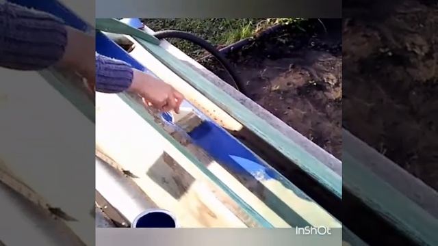 Мы на дачи. Красим лавочку.)));) смотреть онлайн