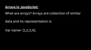 How To Use Arrays In JavaScript