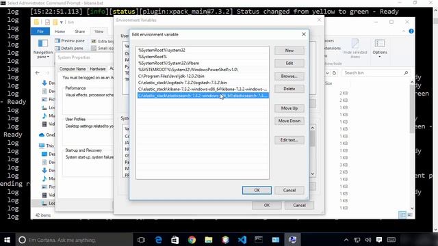 Install ElasticSearch Logstash and Kibana on Windows 10 (ELK Stack) (Elastic Stack)