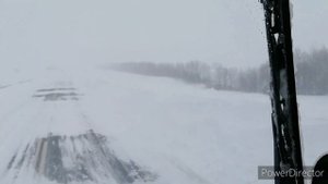 Сильная метель, дороги ужас, но мы в работе... Продолжение.