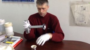 Сифон для писсуара хромированный Viega