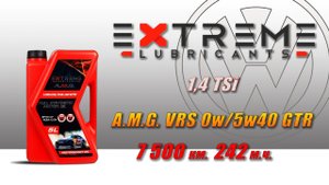 Extreme A.M.G. VRS 0w/5w40 GTR (отработка из VW, 7 500 км., 242 м.ч., 1,4 TSi).