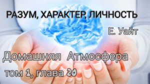 ДОМАШНЯЯ АТМОСФЕРА, Из книги Разум, Характер, Личность. том 1, глава 20.