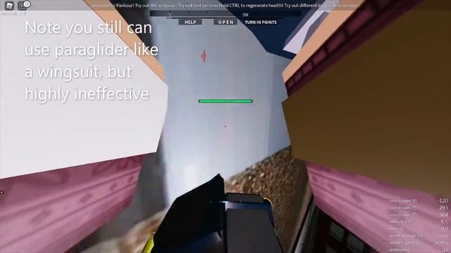 Roblox Parkour Wingsuit Guide - How to Use | Tutorial смотреть онлайн