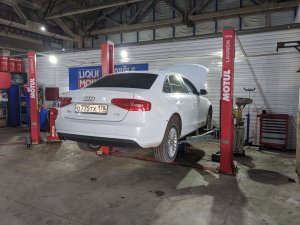 Замена масла в вариаторе Audi A4 Multitronic 0AW